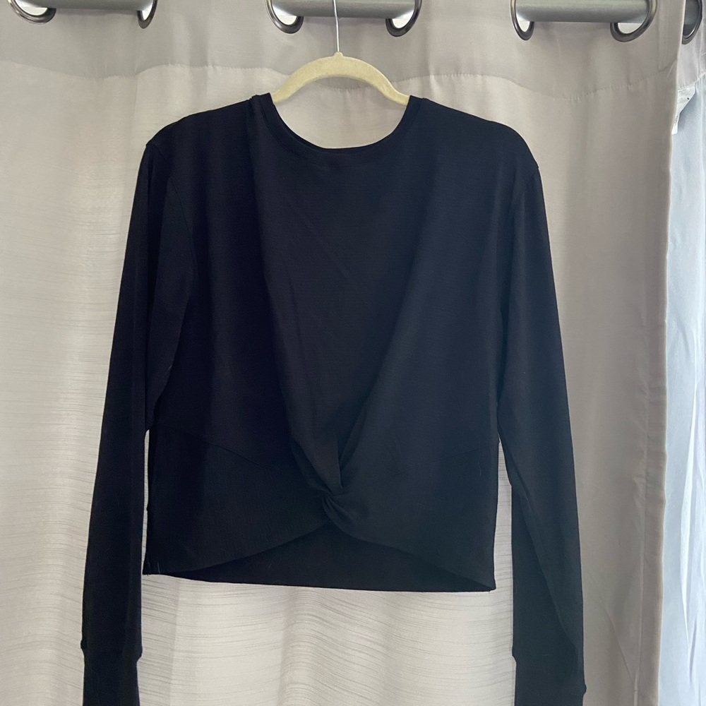 Lite Lines Twist Front Long Sleeve